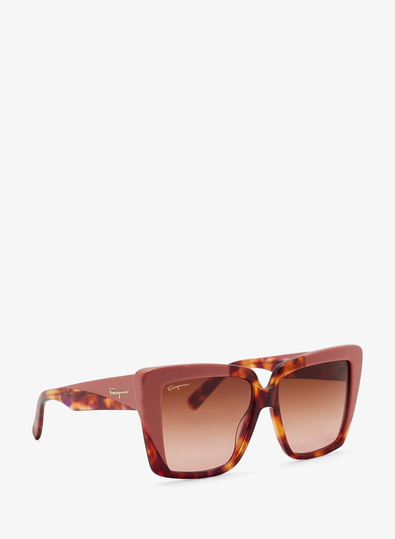 FERRAGAMO Rectangle Oversized Sunglasses - Image 1