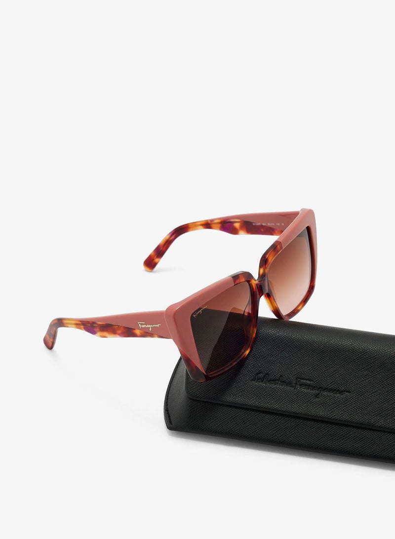 FERRAGAMO Rectangle Oversized Sunglasses - Image 4