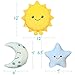BenBen Sun Plush Toy 12 inch Set of 3 7 inch Stuffed Star and Moon Cute Plushies Gift Kids Bedroom Decorative Toy Easter Basket Stuffers Fun Plush Pillow for Home Dcor - Image 4
