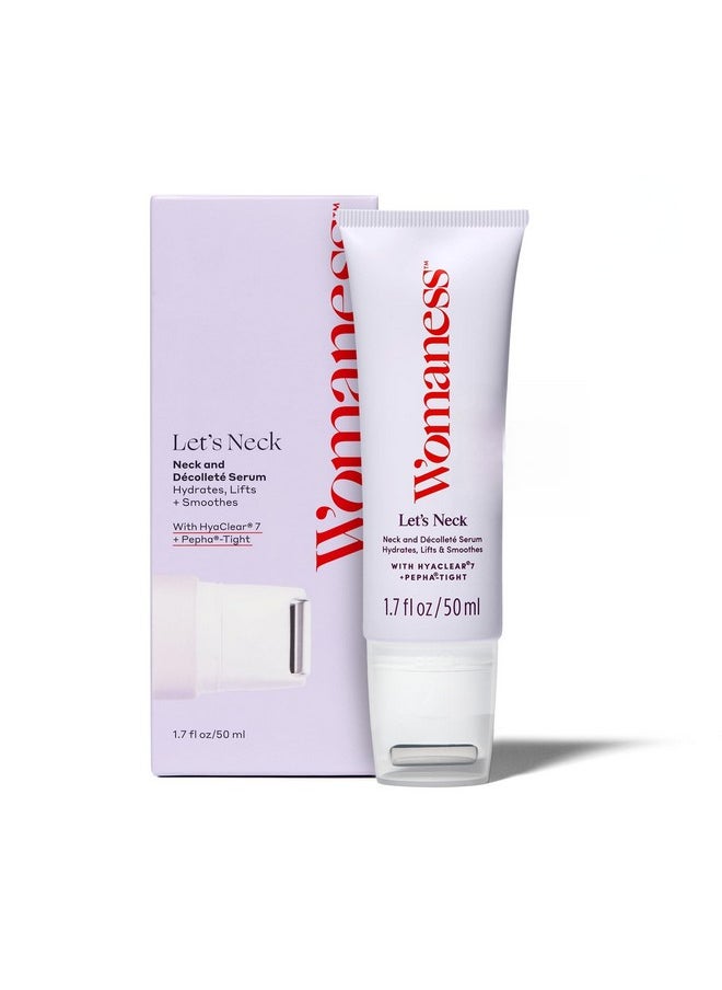 Womaness - Womaness Let's Neck Firming Serum - Roll On Neck Creams for Tightening and Firming - Daily Crepey Skin Treatment to Smooth Neck Wrinkles & Sagging Skin - Hydrate, Tighten and Lift (50ml) - Image 1