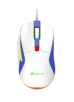 GM-227 Optical Wired Gaming Mouse With Backlight: 7 colors - 3600DPI (White)
