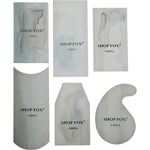 Shop Fox D3294 Scraper Set, 6-Piece, White - Image 2