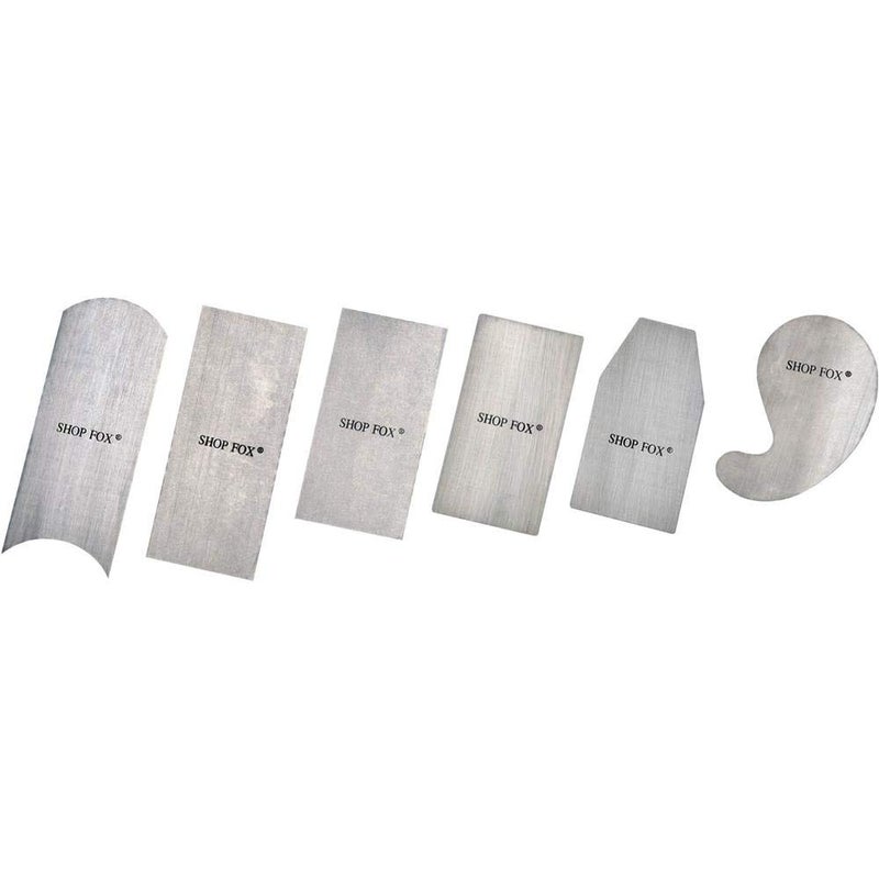 Shop Fox D3294 Scraper Set, 6-Piece, White - Image 5