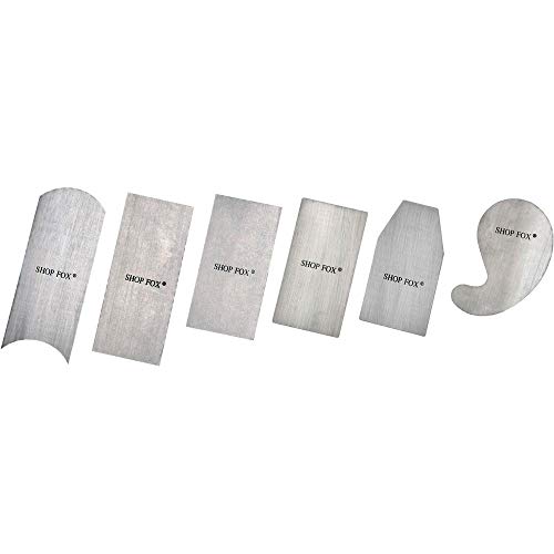 Shop Fox D3294 Scraper Set, 6-Piece, White - Image 1