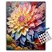 Offito Paint by Numbers Kit for Adults Flowers Adult Paint by Number Kits on Canvas for Beginners Flowers DIY Acrylic Oil Number Painting Kits for Home Wall Decor Gift 16x20 Without Frame - Image 2