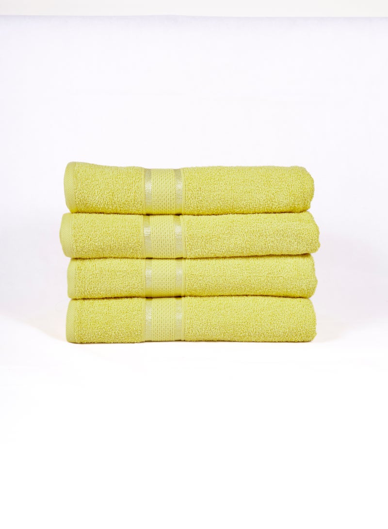 Baltic Linen Pack of 4 Bath Towel Ultra Soft 70 x 140 Cm, 100% Cotton 430GSM Terry - Image 1
