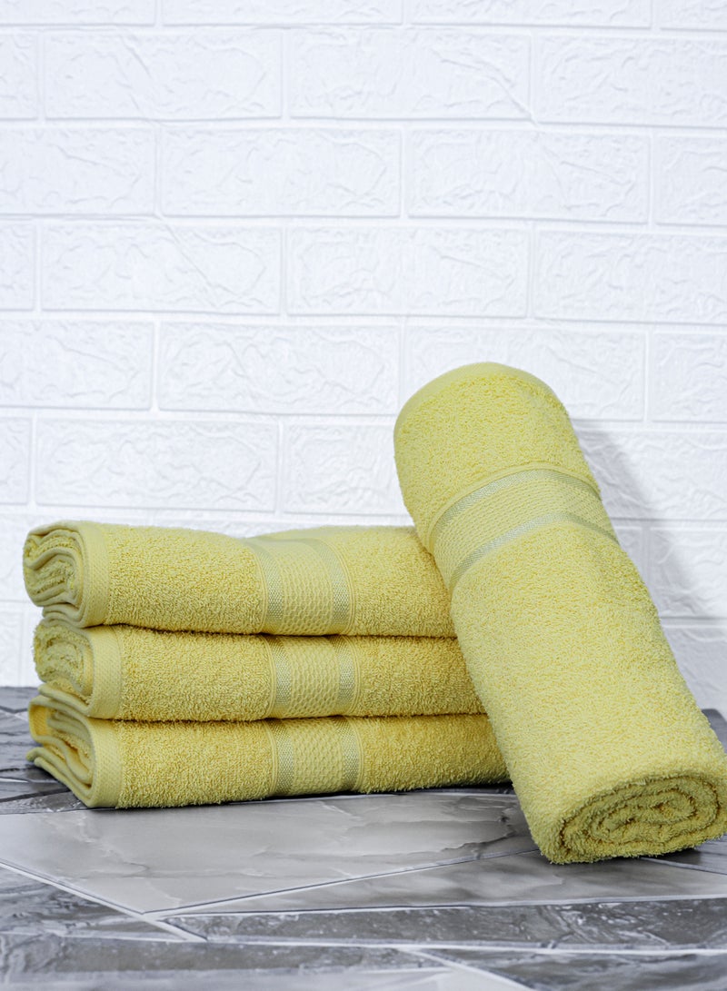 Baltic Linen Pack of 4 Bath Towel Ultra Soft 70 x 140 Cm, 100% Cotton 430GSM Terry - Image 4