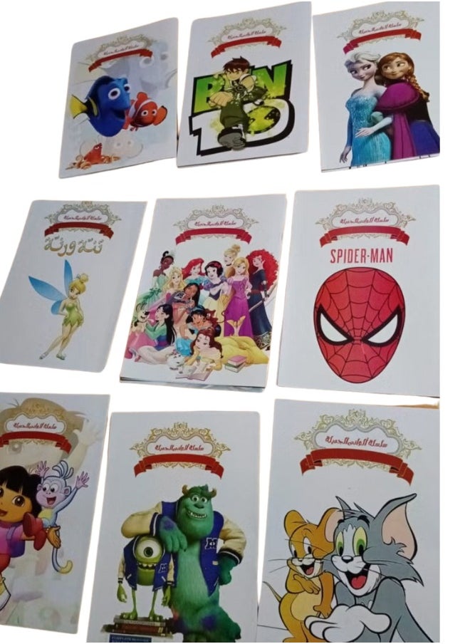 Set of 12 coloring books: 11 My Beautiful Colors books and 1 Toy Story book.  - Image 1
