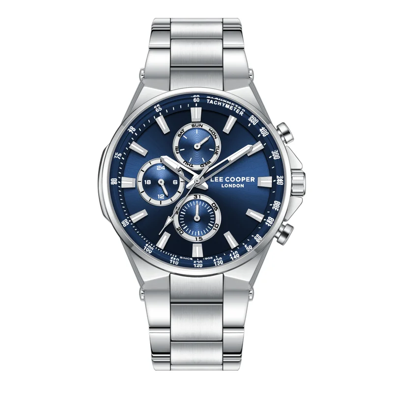 لي كوبر Men's Metal Multi Function Watch LC08219.390 - 23x29,5 mm
