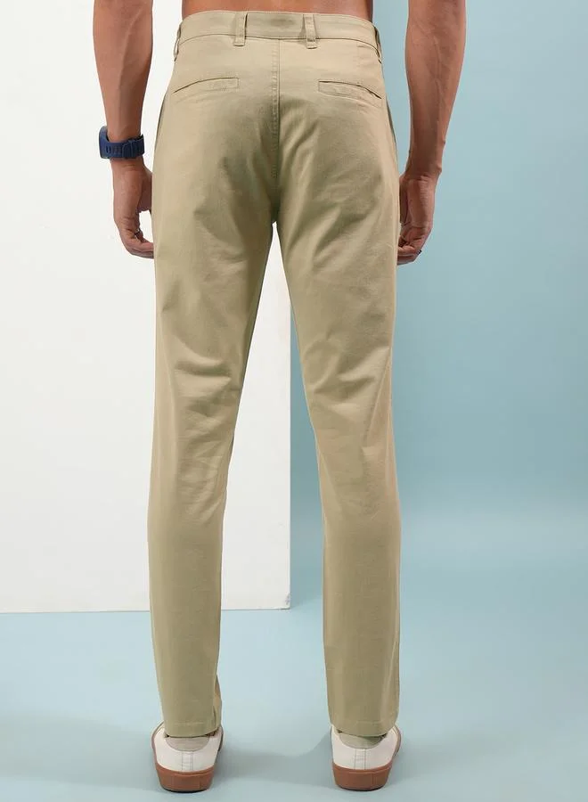 HIGHLANDER Highlander Mid Rise Regular Fit Chino Trousers