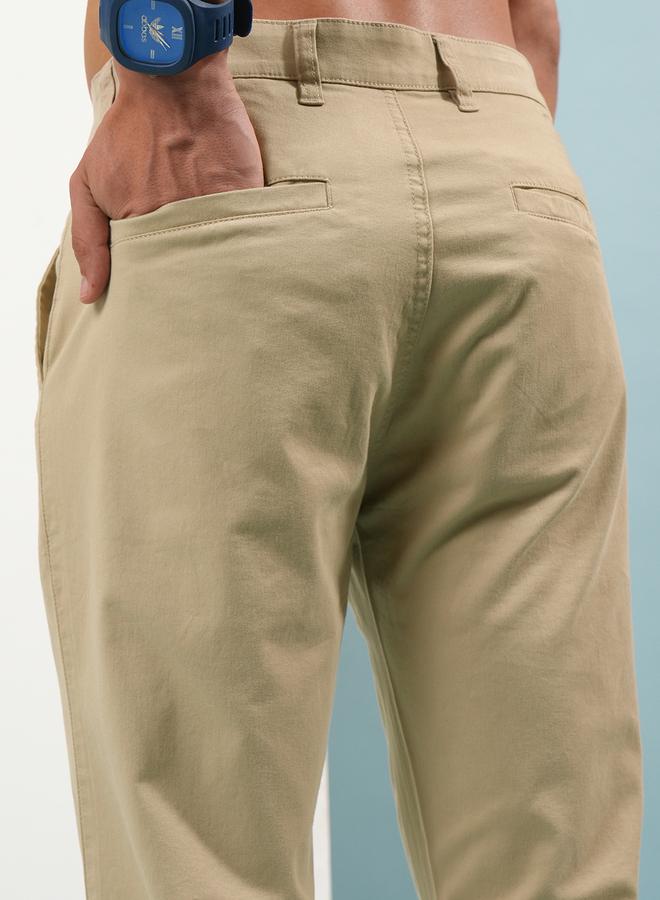 Highlander Mid Rise Regular Fit Chino Trousers - Image 5