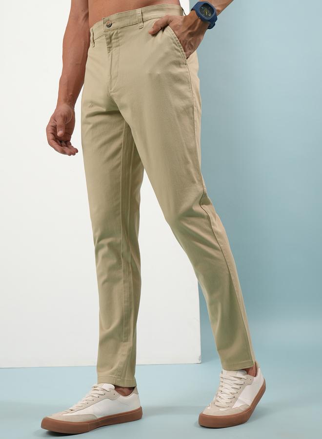 Highlander Mid Rise Regular Fit Chino Trousers - Image 4