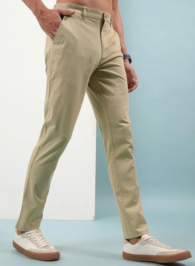 HIGHLANDER Highlander Mid Rise Regular Fit Chino Trousers