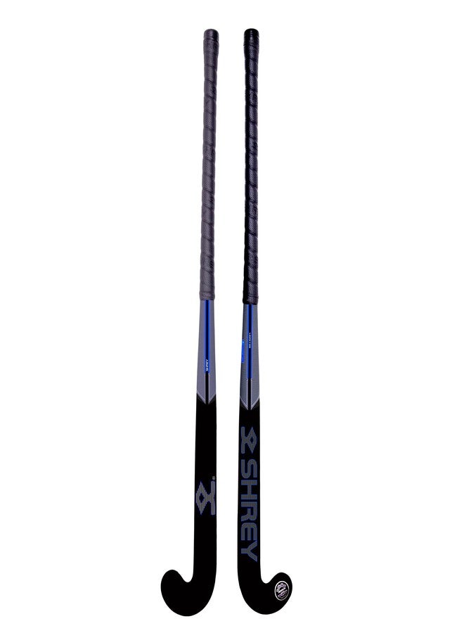 Shrey Legacy 00 Junior Late Bow Hockey Stick (Black/Blue, 36) - Image 4