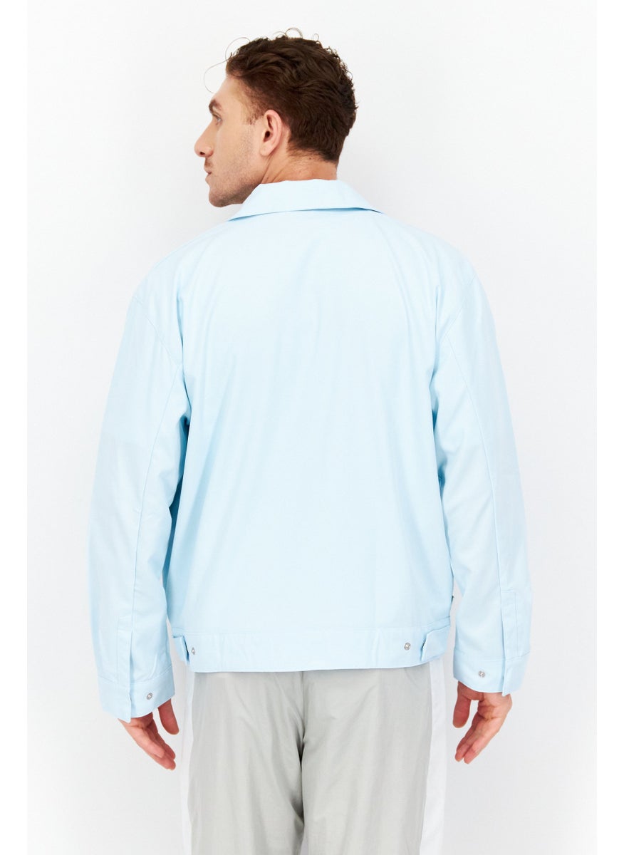 adidas Originals - Men Sportswear Fit Training Jacket, Light Blue - Image 1