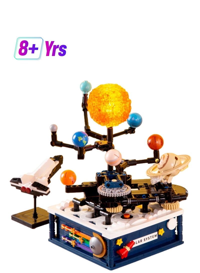 Zikra Solar System Creative Building Toys Educational Toys for Science Experiments Gifts for Children Ages 8-10-Ages 12-14 and up STEM Learning Kits 775 Piece - Image 1