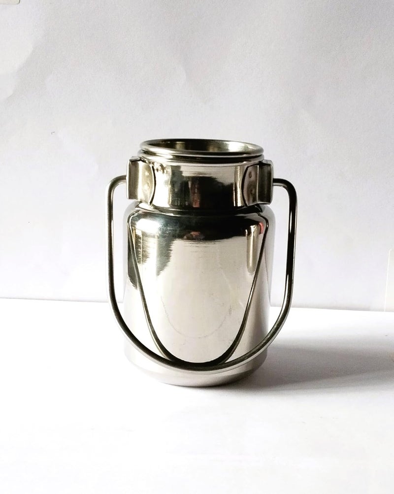 GS KITCHENWARE GS Stainless Steel Oil Milk Ghee Container for KitchenAir Tight Oil Pot Container StorageHeavy Gauge Steel Oil Can Milk Can Ghee Can 250 ML - Image 2