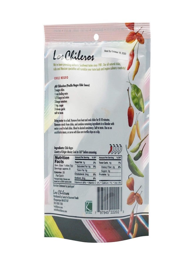 LOS CHILEROS Negro Chile Pods, 2 OZ - Image 3