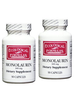 Ecological Formulas 300 Mg Monolaurin Two Individually Sealed Bottles 180 Count  - Image 2