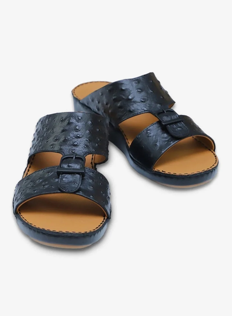 Bait Al Thobe Black Ostrich Printed for Men | Best Price UAE