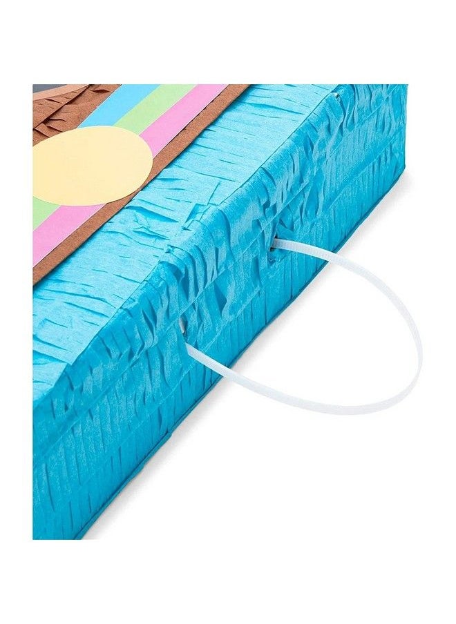 Blue Panda Tropical Tiki Pinata For Luau And Hawaiian Party (16.7 X 11.6 Inches)  - Image 5