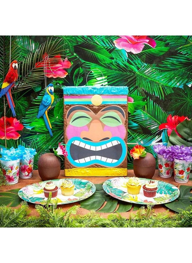 Blue Panda Tropical Tiki Pinata For Luau And Hawaiian Party (16.7 X 11.6 Inches)  - Image 3