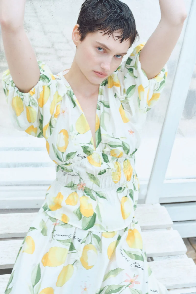 H&M V-neck blouse