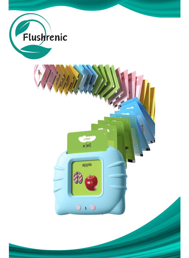 فلوشرينيك بطاقات تعليمية باللغتين العربية والإنجليزية تحتوي على 510 كلمة شائعة، مناسبة للأطفال من سن 3 سنوات فما فوق. هذه البطاقات التعليمية الصوتية والناطقة هي ألعاب تعليمية للأطفال، توفر تعلم اللغة وألعاب على طريقة مونتيسوري عبر 31 موضوعًا. كما تتضمن معدات تعليمية حسية للأطفال، مع 255 بطاقة تعليمية ناطقة تحتوي على مؤثرات صوتية وتعلم الكلمات البصري التفاعلي كهدايا تعليمية. - Image 1