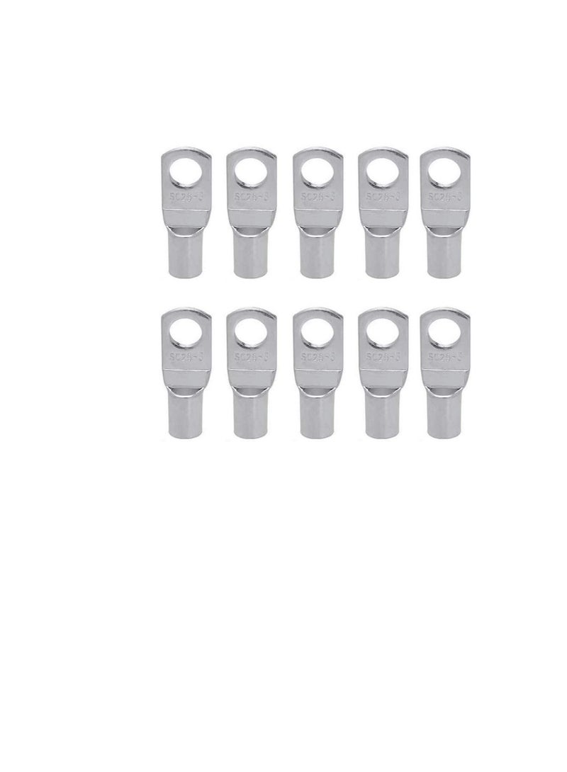 Copper Cable Lugs 10Pcs Set Wire Terminals Connector Cable lugs Ring Battery SC Terminals for Marine Solar Automotive Electric Home Applications Hole Size 8mm Cable Size 70mm  - Image 2