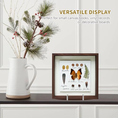 DIDUDIDU Plate Holder Easel Display Stand - 6 inch Metal Plate Stands for Display - Tabletop Picture Stand - Silver Iron Easels for Display Pictures | Photo Frames | Book | Decorative Plates | Plaque - 2 Pack - Image 5