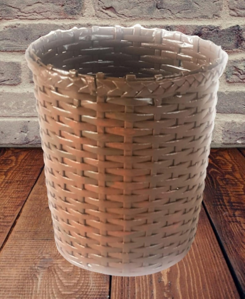 Sonas Creation Sonas Creation Paperus Small 8 Inch Tall 5 Liter Dark Brown Opentop Dustbin for Bedroom Waste Paper Basket Trash Can Ecofriendly Handmade of Paper Ropes  - Image 3