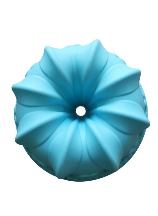 asmat Blue Swirl Design Silicone Cake Mold – Heat Resistant,Professional-Grade Blue Silicone Cake Mould-Easy Release  - Image 1