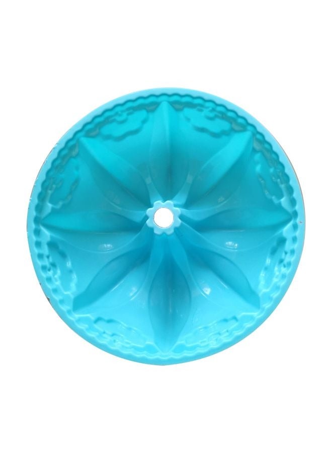 asmat Blue Swirl Design Silicone Cake Mold – Heat Resistant,Professional-Grade Blue Silicone Cake Mould-Easy Release  - Image 2