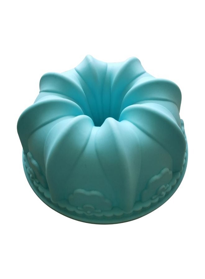 asmat Blue Swirl Design Silicone Cake Mold – Heat Resistant,Professional-Grade Blue Silicone Cake Mould-Easy Release  - Image 3