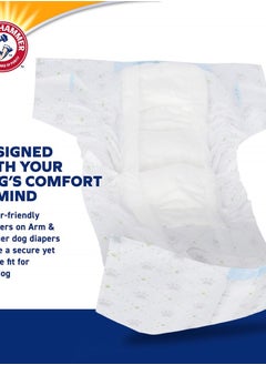 Arm & Hammer for Pets Female Dog Diapers, Size Large, 12 Count | Ultra-Absorbent, Adjustable Girl Dog Diapers with Leak-Proof Protection and Wetness Indicator  - Image 5