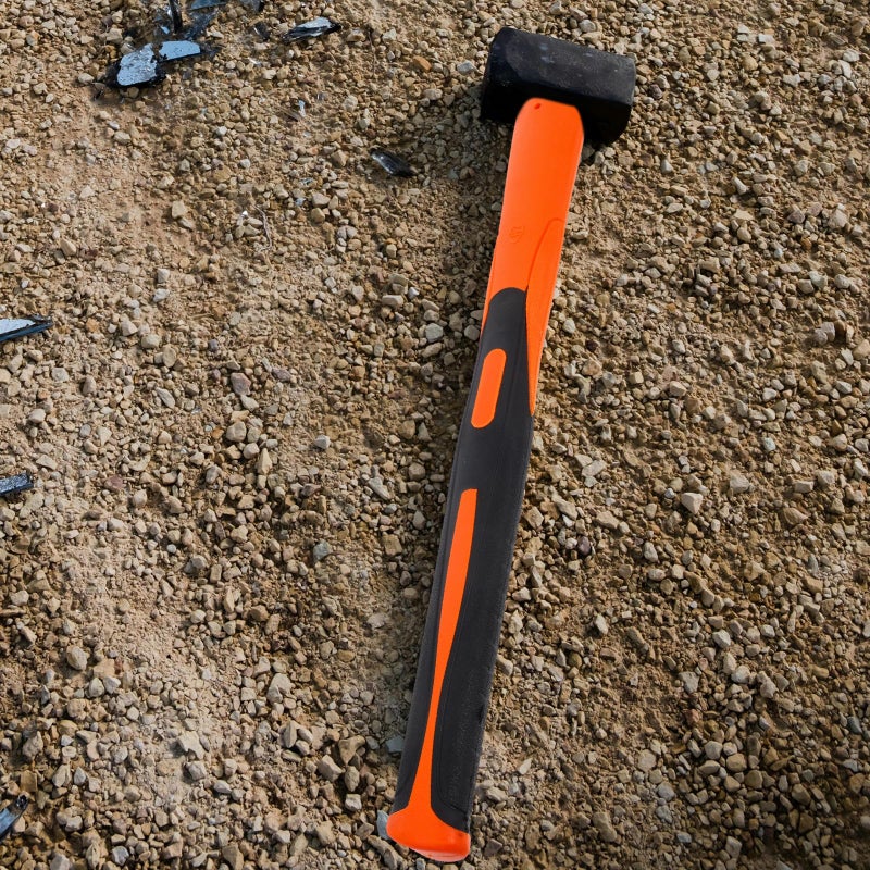 36cm Shockproof Rubber Hammer Handle With Non Slip Fiber Grip For Claw Sledge Hammer - Image 5