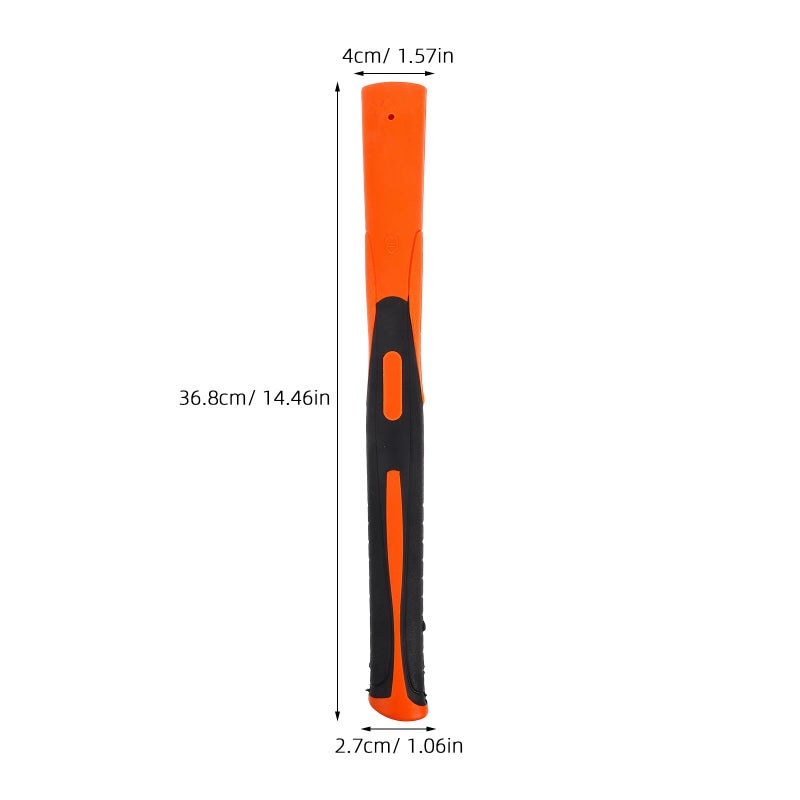 36cm Shockproof Rubber Hammer Handle With Non Slip Fiber Grip For Claw Sledge Hammer - Image 3