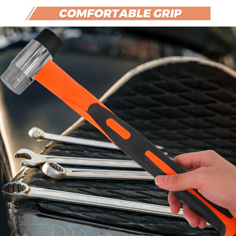 36cm Shockproof Rubber Hammer Handle With Non Slip Fiber Grip For Claw Sledge Hammer - Image 4