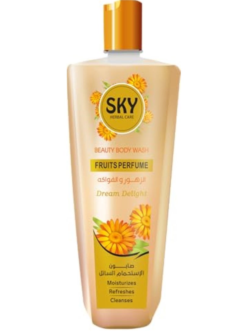 سكاي صابون استحمام 1 لتر برائحة الزهور والفواكة - Image 1