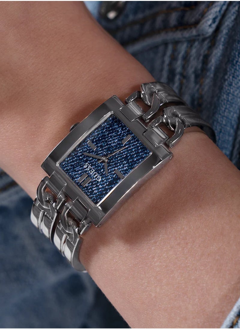 GUESS - Ladies Analog Quartz Silver Tone Stainless Steel Watch GW0807L1 - 24mm - Silver - Image 1