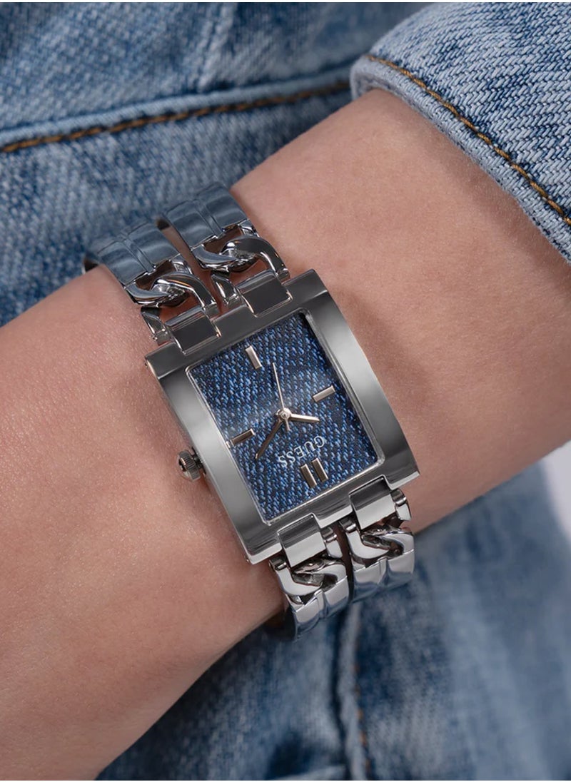 GUESS - Ladies Analog Quartz Silver Tone Stainless Steel Watch GW0807L1 - 24mm - Silver - Image 1