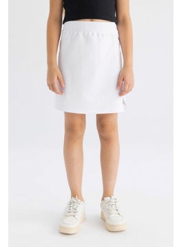 Girl Thin Sweatshirt Fabric Regular Fit Knitted Skirt