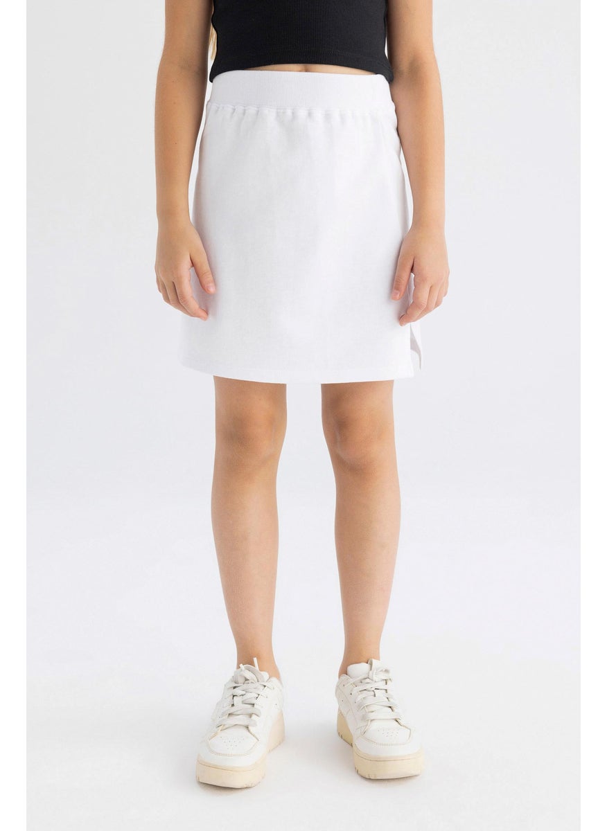 DeFacto - Girl Thin Sweatshirt Fabric Regular Fit Knitted Skirt - Image 1