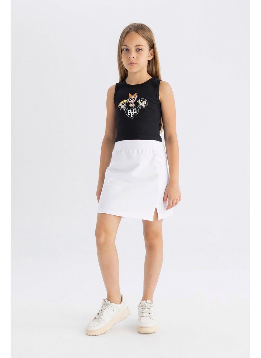DeFacto - Girl Thin Sweatshirt Fabric Regular Fit Knitted Skirt - Image 1