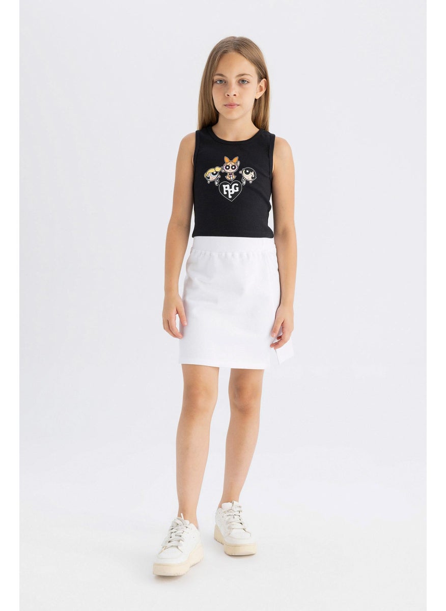 DeFacto - Girl Thin Sweatshirt Fabric Regular Fit Knitted Skirt - Image 1