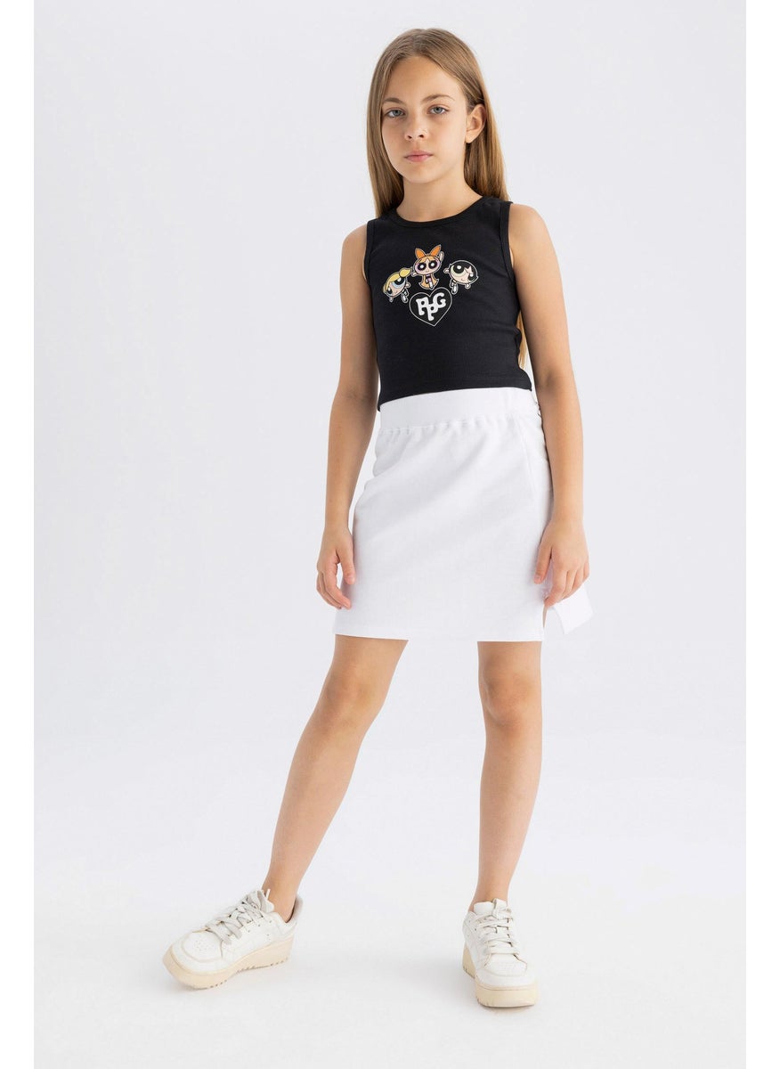 DeFacto - Girl Thin Sweatshirt Fabric Regular Fit Knitted Skirt - Image 1
