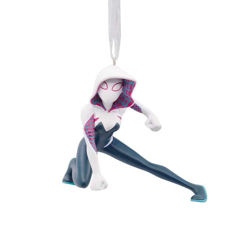 Hallmark Marvel Spider-Gwen Resin Christmas Ornament - Image 4