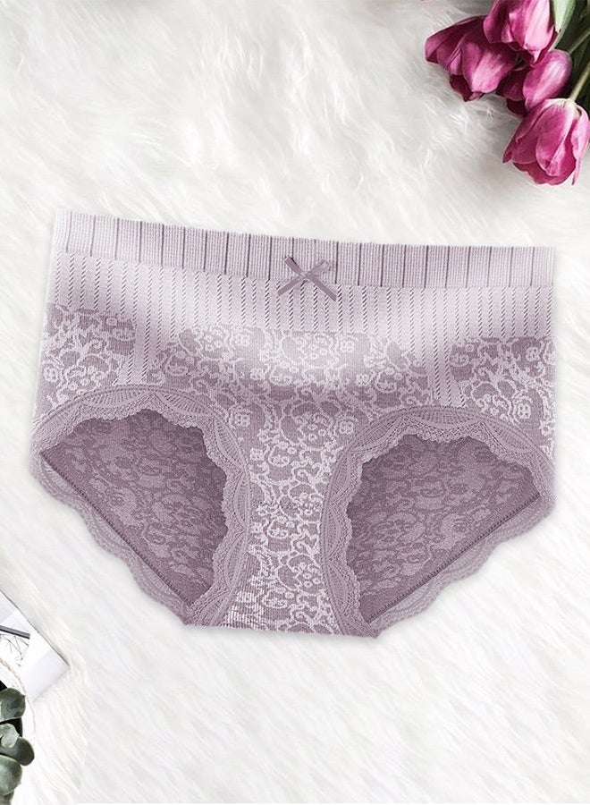 MARGOUN 5 Packs Women's Medium Size Lace Panties with High Waist Comfortable and Stylish Underwear for a Flattering Silhouette (Medium 160/85) - Image 4