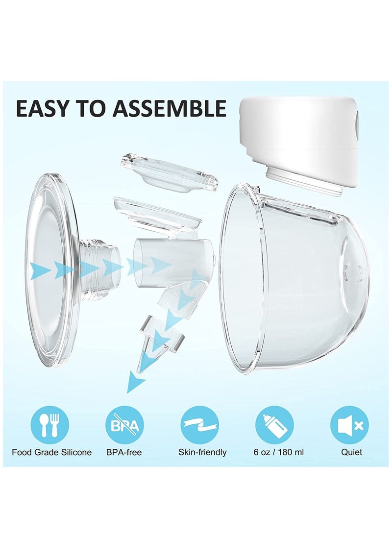Arabest - Electric Breastpump Breastpump Hands-free Breastpump Wearable Breastpump 2pcs - Image 1