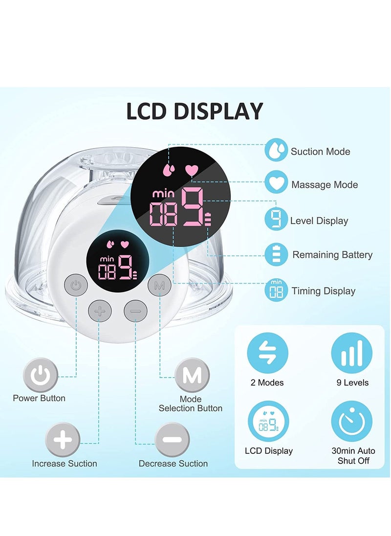 Arabest - Electric Breastpump Breastpump Hands-free Breastpump Wearable Breastpump 2pcs - Image 1
